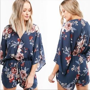Medium blue romper from local boutique